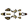 honda crf450r graphics kit 2008 lethal series gold