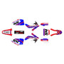 honda crf450r graphics kit 2005-2007 split series blue