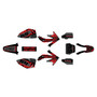 honda crf450r graphics kit 2008 split series red-shift