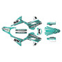 honda crf300l graphics kit 2021-2026 split series teal