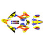 honda crf300l graphics kit 2021-2026 usa series yellow