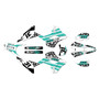 honda crf300l graphics kit 2021-2026 usa series teal