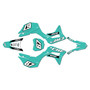 honda crf125f graphics kit 2019-2026 ominous series teal