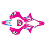 honda crf125f graphics kit 2019-2026 ominous series magenta