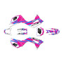 honda crf110f graphics kit 2019-2026 whiplash series magenta