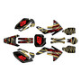 honda crf150r graphics kit 2007-2026 whiplash series gold