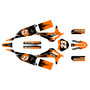 mototec pro72v-8000w graphics kit all years splash series orange