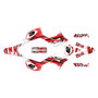 honda crf250f graphics kit 2019-2025 whiplash series red