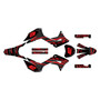honda crf250f graphics kit 2019-2025 whiplash series red-shift