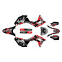 honda crf250r graphics kit 2018-2021 semperfi series red