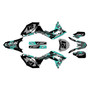 honda crf450r graphics kit 2017-2020 semperfi series teal