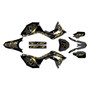 honda crf450r graphics kit 2017-2020 semperfi series gold