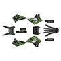 kawasaki kdx200 graphics kit 1995-2008 split series green-shift