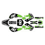 kawasaki klx110 graphics kit 2002-2009 lightning series green