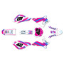 suzuki drz125 graphics kit 2001-2007 whiplash series magenta