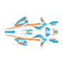 kayo k6efi250 graphics kit all years coil series cyan