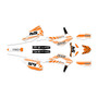 kayo k6efi250 graphics kit all years pulse series orange