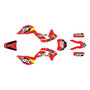 kayo tt125 graphics kit 2021-2026 pecker series red