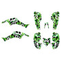 honda trx400ex graphics kit 2005-2007 invasion series green