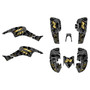 honda trx400ex graphics kit 2005-2007 invasion series gold