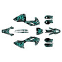 husqvarna tc85 graphics kit 2023-2024 core series teal