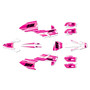 husqvarna tc85 graphics kit 2023-2024 warrior series magenta-shift