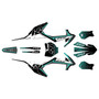 gasgas mc65 graphics kit 2021-2023 swirl series teal