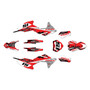 gasgas mc65 graphics kit 2024-2026 cloaked series red