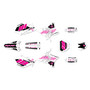 yamaha yz125 graphics kit 2006-2007 rebel series magenta-shift