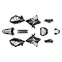 yamaha yz125 graphics kit 2008-2014 rebel series white