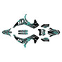 kawasaki kx450x graphics kit 2024-2026 cyberware series teal