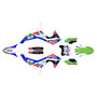 kawasaki kx450sr graphics kit 2024-2026 fastaf series blue