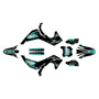 kawasaki kx450 graphics kit 2024-2026 rebel series teal
