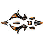 kawasaki kx250 graphics kit 2025-2026 rebel series orange