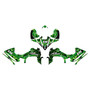 yamaha yfz450r graphics kit 2014-2026 cyberware series green