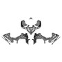 yamaha yfz450r graphics kit 2014-2026 cyberware series white