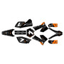 KTM 200XC 250XC 300XC graphics kit 2005-2007 bold series orange