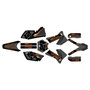 ktm 200xcw graphics kit 2005-2007 crew series orange-shift