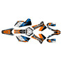 ktm 200xcw graphics kit 2005-2007 rugged series cyan