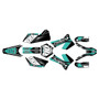 ktm 200xcw graphics kit 2005-2007 rugged series teal