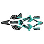 ktm 250xcw graphics kit 2005-2007 crew series teal