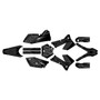 KTM 200XC-W 250XC-W 300XC-W graphics kit 2005-2007 rugged series smoke