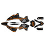ktm 250sxf graphics kit 2007 coil series orange-shift