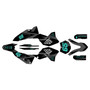 ktm 250sxf graphics kit 2007 speed series teal-shift