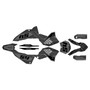 ktm 450sxf graphics kit 2007 split series smoke