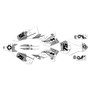 KTM 125SX, 150SX & 250SX graphics kit 2008-2010 predator series white
