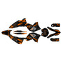 ktm 200xc graphics kit 2008-2010 twitch series orange
