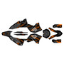 ktm 250sxf graphics kit 2008-2010 rugged series orange-shift