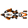 KTM 250XC-F, 450XC-F & 505XC-F graphics kit 2008-2010 speed series orange