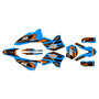 ktm 250xc graphics kit 2008-2010 warrior series cyan